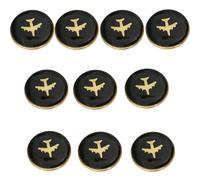 Assortiment de boutons à coudre faciles à installer, uniforme, durable, convient pour les compagnies aériennes et les académies aéroportuaires, étudiants, vestes et pantalons
