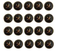 Assortiment de boutons à coudre faciles à installer, uniforme, durable, convient pour les compagnies aériennes et les académies aéroportuaires, étudiants, vestes et pantalons