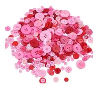 Assortiment de boutons colorés en résine pour projets d'artisanat faits à la main, couture et décoration