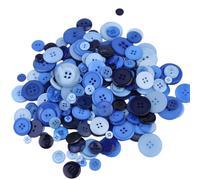 Assortiment de boutons colorés en résine pour projets d'artisanat faits à la main, couture et décoration