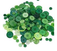 Assortiment de boutons colorés en résine pour projets d'artisanat faits à la main, couture et décoration