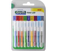 Assortiment de brossettes interdentaires Gum Trav-Ler 9 pces