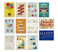 Assortiment de cartes d'anniversaire la main Hallmark Happy Cake Day (12 cartes avec enveloppes)