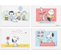 Assortiment De Cartes Vierges Peanuts, 70e Anniversaire (40 Cartes Avec Enveloppes)