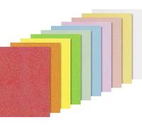 Assortiment de cartons à paillettes HEYDA "Iris" A4 200 g/qm 10 feuilles