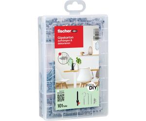 Assortiment de chevilles Gk, vis et crochets Fischer 513892