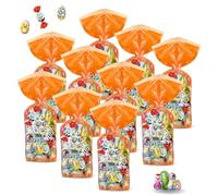 Assortiment de Chocolats de Pâques | 10 Sachets de 15 friandises : Kinder Schokobons, Figurines et Oeufs | Idéal à Offrir, Cacher ou comme Décoration de Pâques