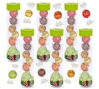 Assortiment de Chocolats de Pâques | 6 Tubes garnis de 6 bouchées LINDOR de LINDT aux Saveurs Originales | Idéal à Offrir, Cacher ou comme Décoration de Pâques