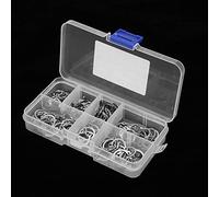 Assortiment de Circlips en Acier Inoxydable, 120 Pièces, Anneaux de