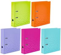 Assortiment de classeurs à motifs HERMA "Color" couleurs assorties 5 pièces