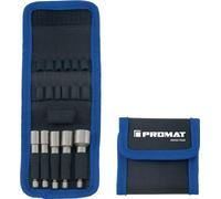 Assortiment de clés à douilles 5 pièces SW 6/7/8/10/13mm Antr.1/4 Zoll 6KT E6,3 PROMAT
