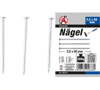 BGS Diy 88116 - Assortiment de clous - 200 g - 2,5 x 50 mm