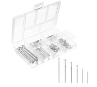 Assortiment de clous pour bois, maçonnerie, finition en fer pour accrocher des photos, petits clous muraux, clous à tête plate pour bricolage, artisanat, meubles, construction, décoration d'intérieur