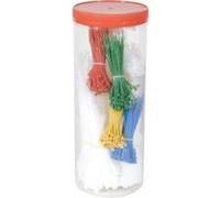 Assortiment de colliers de serrage, 850 pièces couleurs assorties Assortiment de colliers de serrage de couleurs assorties dans une boîte (629163)