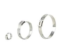 Assortiment de colliers de serrage à oreille unique en acier inoxydable 304(49.8-53.0mm 5pcs)