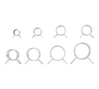 Assortiment de colliers de serrage en acier à ressorts - 80 pièces