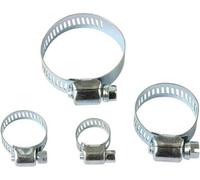 Assortiment de colliers de serrage Toolland, 26 pcs., différentes tailles, couleur nickel
