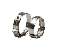 Assortiment de colliers serrage à oreille unique, 50 pièces, 304(Dia.113-121mm)