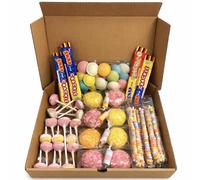 Assortiment de confiseries rétro de qualité premium - Box à Bonbons d'Antan - Bonbons rétro pour un cadeau original - Bonbons des année 90 - Assortiment de 55 pièces