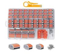 Assortiment de connecteurs d'épissure de fils - Ensemble de connecteurs à connexion rapide - Blocs de connecteurs électriques