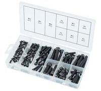 KS TOOLS 970.0390 Assortiment de vis 6 pans, 106 pcs Noir