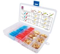 Assortiment de cosses à languette mâles TRU COMPONENTS T1809C019 rouge, bleu,