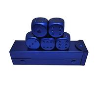 Assortiment de couleurs en alliage d'aluminium pour jeux de société, activités, fêtes, jouets, cadeaux, 6 couleurs (lot de 5)