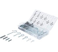 BGS Diy 88192 | Assortiment de crochets à visser et chevilles | 125 pièces