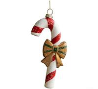 Assortiment de décorations de Noël en PVC peintes à la main avec guirlande de tambours, van, camion et boîte aux lettres (cane)