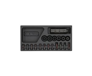 Assortiment de desserre-vis 1/2" en module 1/3 ES