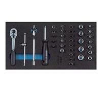 Assortiment de douilles 1/4" dans le module Check-Tool