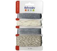 Assortiment de ficelles argentées Argenté G