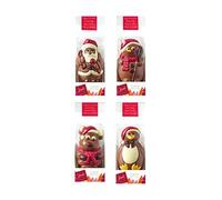 Assortiment de Figurines de Noël en Chocolat - Sujets Thématiques pour Sapin et Fêtes - Boîte de 16 x 55g