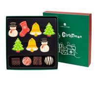 Assortiment de figurines de Noel XL | Boite de 10 chocolats de Noël | Assortiment premium | Homme | Femme | Grand-père | Grand-mère | Garçon | Fille | Idée-cadeau | Anniversaire