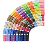 Assortiment de fils à coudre - 100 bobines de fil de polyester - Pour couture à la main et à la machine à coudre