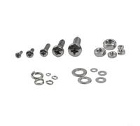 Assortiment de fixations en acier inoxydable avec écrous hexagonaux, boulons, vis et rondelles pour usage industriel, automobile, domestique, 320 pièces (5 tailles : 2 mm-5 mm)