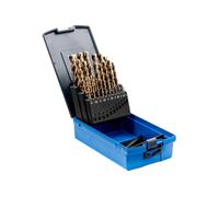 Assortiment de forets hélicoïdaux de PFERD INOX, 25 pièces | Ø 1-13 mm, HSS- E Co5 N, DIN 338, 135° | 25203704 - pour matériaux résilients et durs
