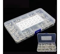 Assortiment de fusibles en verre à soufflage rapide 5 x 20 mm 150 pièces 0,1 A-30 A 250 V pour équipements électriques diverses applications