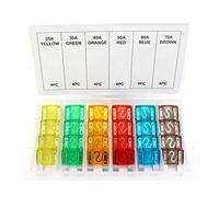 Assortiment de fusibles maxi pour voiture 24 pcs