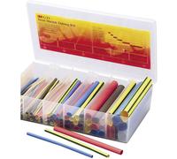 Assortiment de gaines thermorétractables 2:1 3M GTI-BOX1.6-19BK noir 104 parties