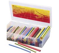 Assortiment de gaines thermorétractables 2:1 3M GTI-BOX1.6-19MC rouge, bleu, marron, transparent, vert, jaune 104 parties