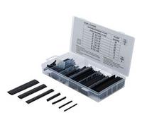 assortiment de gaines thermoretractables noires bgs technic - Bgs Technic G