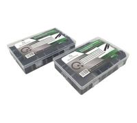 Assortiment de gaines thermorétractables - QUADRIOS - 2109CA136 - Taux 2:1 - 1600 pièces - Multicolore