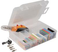 Assortiment de gaines thermorétractables Sch HERTH+BUSS dans une boîte en plastique