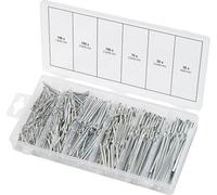 Assortiment de goupilles fendues, 555 pcs (prix indicatif - ref vendue uniquement en présentoir)
