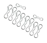 Assortiment de goupilles fendues pour la rétention du plateau de tondeuse, ensemble de 10 broches de clip de plateau avec matériel de remplacement de deux tailles 194208 194209 pour cintre de service,