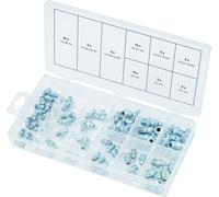 Assortiment de graisseurs métriques et pouces, 70 pcs (prix indicatif - ref vendue uniquement en présentoir)