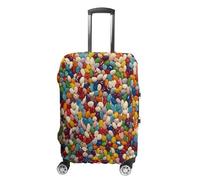 Assortiment de housses de bagage Jelly Beans approuvées par la TSA - Élastiques et lavables - Anti-rayures, Assortiment de bonbons, L, Housse pour valise