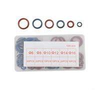 Assortiment de joints d'étanchéité - 100 ou 245 pièces - Kit de réparation en caoutchouc pour automobile et domestique - Tailles M6 à M30