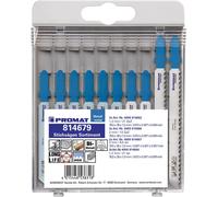 Assortiment de lames de scie sauteuse 10 pces pour MET PROMAT